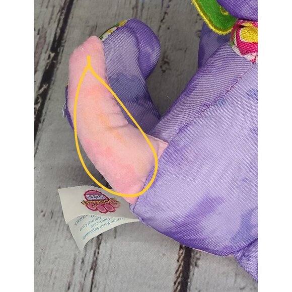 9" Doodle Pet "Sparkle" Puppy Dog Plush Purple Pink Stuffed Animal Drawing Toy - Picture 6 of 7